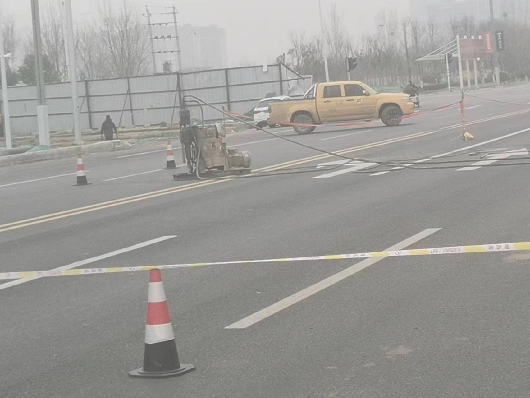 和田县公路路基沉陷注浆